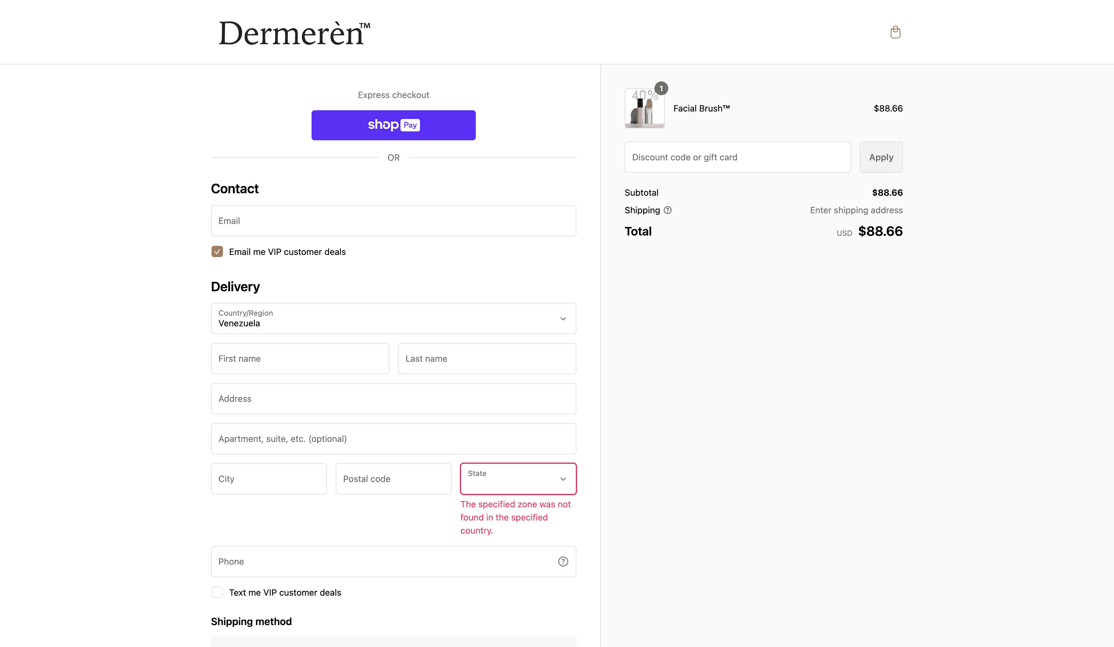 How to apply Dermeren coupon code